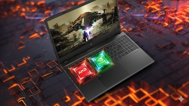 Laptop Acer Nitro ProPanel ANV15-42-R0QM chứa hiệu năng của AMD Ryzen