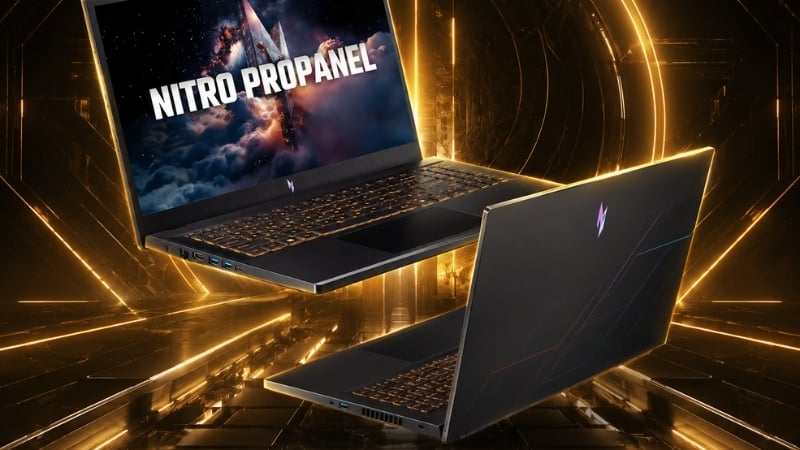 Laptop Acer Nitro ProPanel ANV15 52 556L có kết nối đầy đủ
