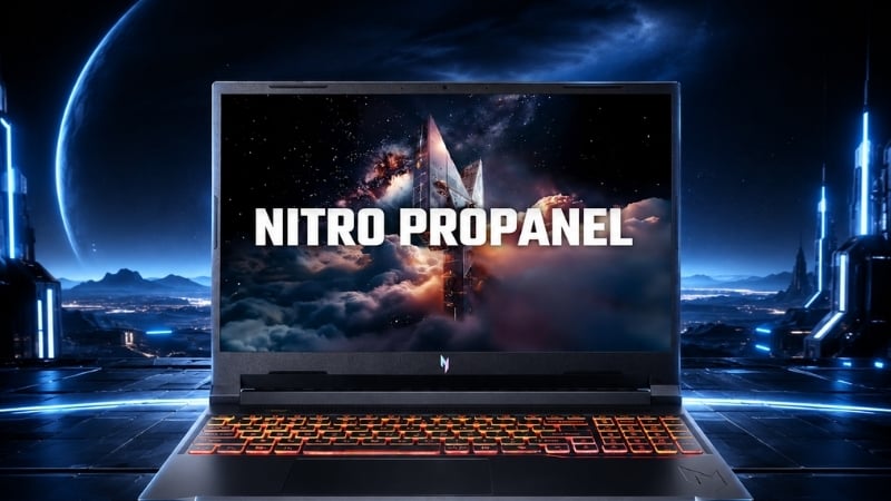 Laptop Acer Nitro ProPanel ANV16-72-71T9 dùng màn hình 16