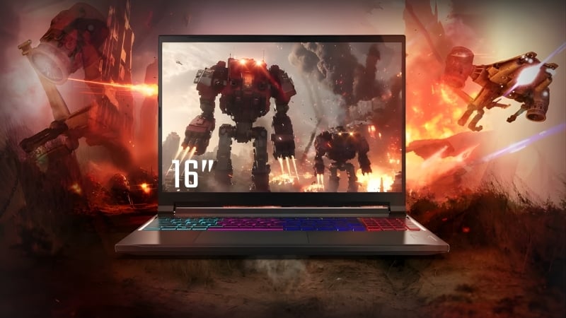 Laptop Acer Nitro ProPanel ANV16S-71-58WQ được trang bị màn hình 16