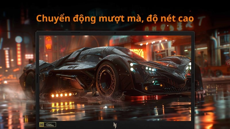 Laptop gaming Acer Nitro V 15 ANV15 41 R2UP sở hữu màn hình 15.6