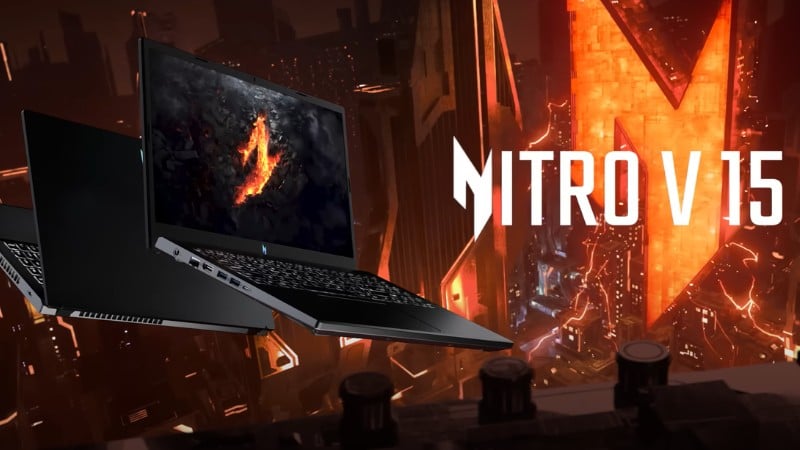 Acer Nitro ProPanel ANV15 được trang bị màn hình 15.6 inch với độ phân giải Full HD