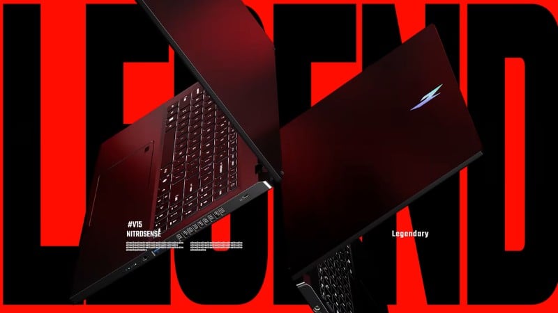 Acer Nitro ProPanel ANV15 có hành trình phím sâu