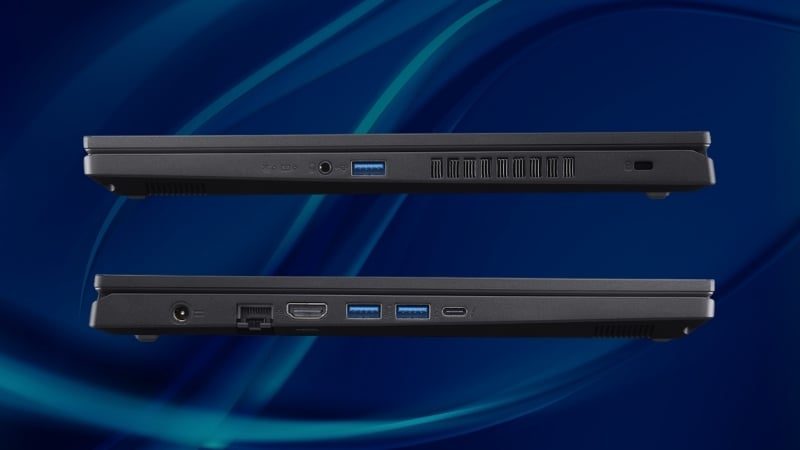 Laptop Acer Nitro ProPanel ANV15-52-74UM có các cổng kết nối đa dạng