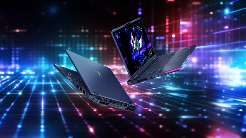 Acer Predator Helios 16 AI được trang bị sẵn ổ cứng 2TB PCIe NVMe SED SSD