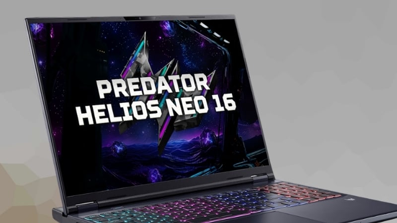 Laptop Acer Predator Helios Neo 16 PHN16 I31 72XE được trang bị Intel Core i7‑14650HX