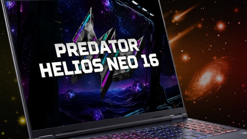 Laptop Acer Predator Helios Neo 16 PHN16 I31 74MN sở hữu Intel Core i7-14650HX