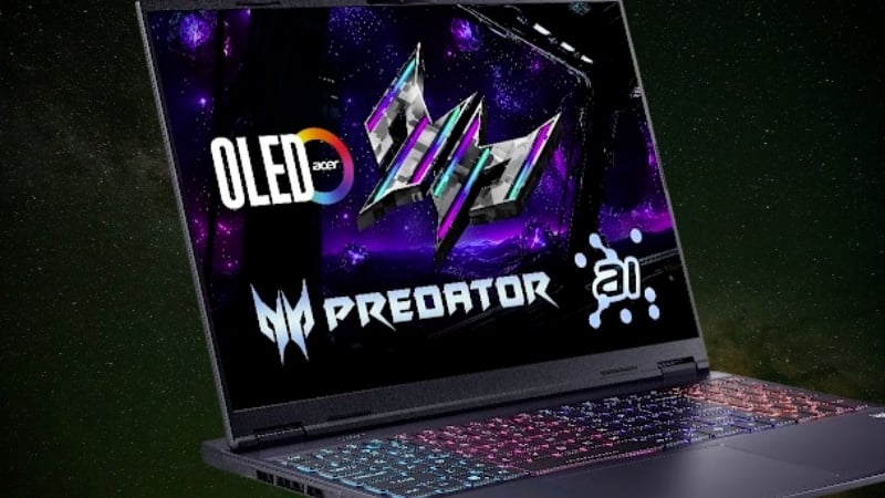 Laptop Acer Predator Helios Neo 16S PHN16S I51 98CX sở hữu Intel Core Ultra 9 386H