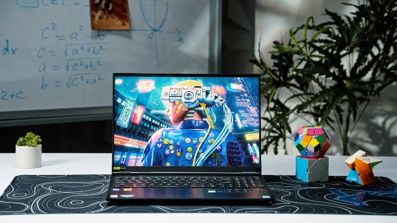 Sản phẩm sở hữu màn hình 16 inch với tỉ lệ 16:10 thời thượng