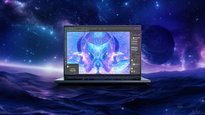 Laptop Acer Predator Triton 14 AI PT14-52T-99TU có màn hình OLED creator-grade