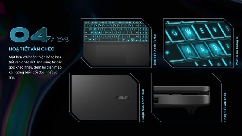 Laptop ASUS Gaming V16 V3607VU RP216W có thiết kế bền bỉ