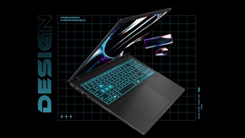 Laptop ASUS Gaming V16 V3607VU RP216W có GPU RTX 4050 với sức mạnh AI