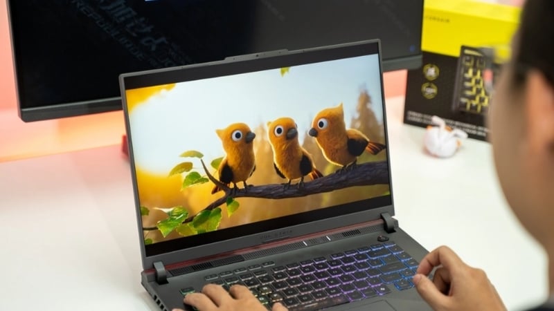 Laptop ASUS ROG Strix G16 G614PH-S5101W sở hữu GeForce RTX 5050 8GB