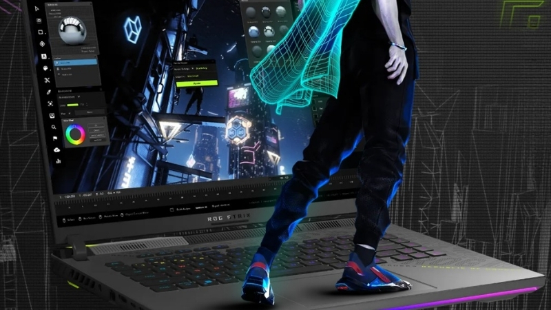 Laptop ASUS ROG Strix G16 G614PM-TS147W cho trải nghiệm với màn hình Nebula 2.5K