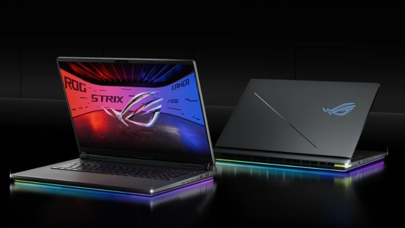 Sản phẩm sở hữu màn hình 18 inch 2.5K ROG Nebula Display với độ phân giải 2560 x 1600