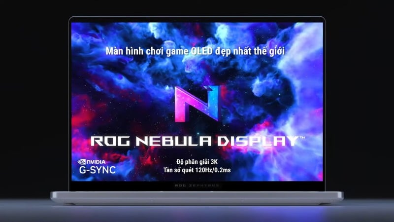 Laptop gaming ASUS ROG Zephyrus G14 GA403WR QS156WS trang bị màn hình OLED