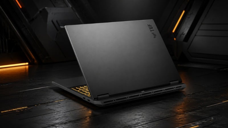 ASUS TUF F16 sở hữu vẻ ngoài hiện đại