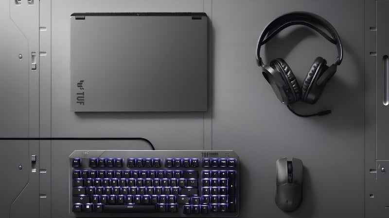 Laptop gaming ASUS TUF Gaming A14 FA401GM RG013W có thiết kế TUF nhỏ gọn