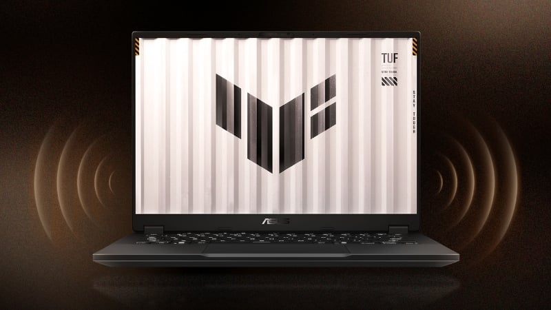 Laptop gaming ASUS TUF Gaming A14 FA401GM RG013W có âm thanh Dolby Atmos