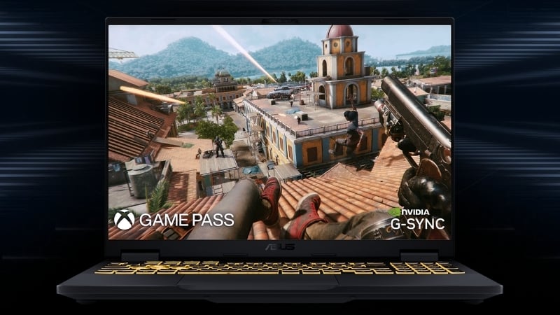 Laptop ASUS TUF Gaming F16 FX608JH QT127W có màn hình 16 inch 2.5K