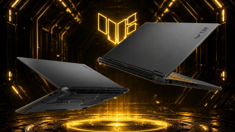Laptop ASUS TUF Gaming F16 FX608JH QT127W có kết nối đầy đủ với nhiều thiết bị