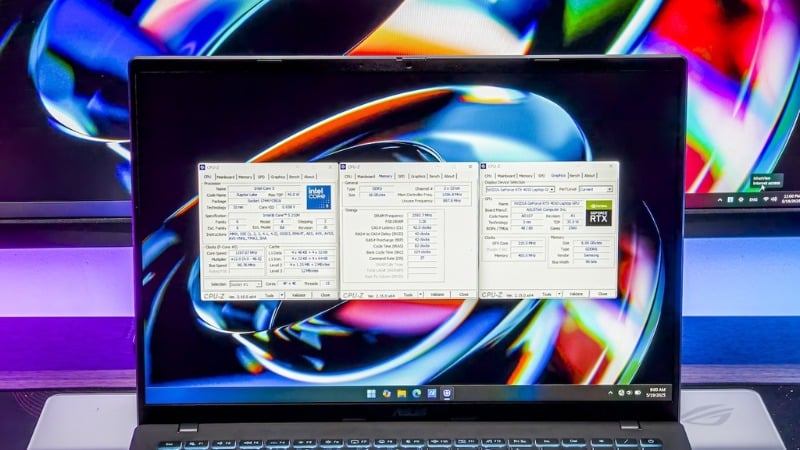 Ẩn bên trong thiết kế mỏng nhẹ của ASUS Gaming V16 V3607VU-RP343W là bộ vi xử lý Intel Core 5 210H