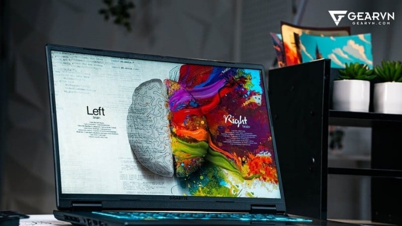 Laptop gaming Gigabyte A16 CMHI2MY893SH có màn hình 16 inch WUXGA 165Hz
