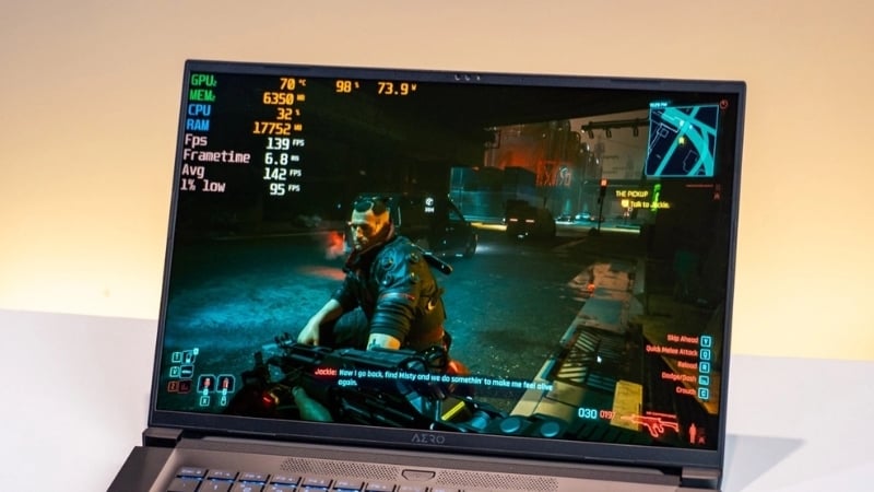 Laptop Gigabyte AERO X16 1VH93MY894AH có màn hình 16 inch FHD+