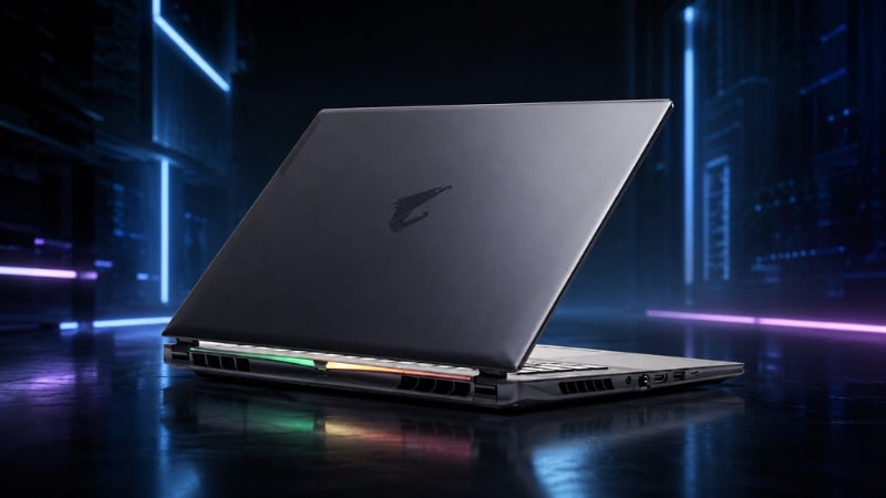 Laptop gaming Gigabyte AORUS 16X sở hữu thiết kế hiện đại