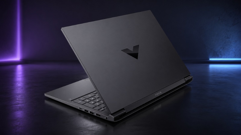 Laptop HP Victus 16-r0366TX AY8X9PA mang trên mình một ngôn ngữ thiết kế tối giản
