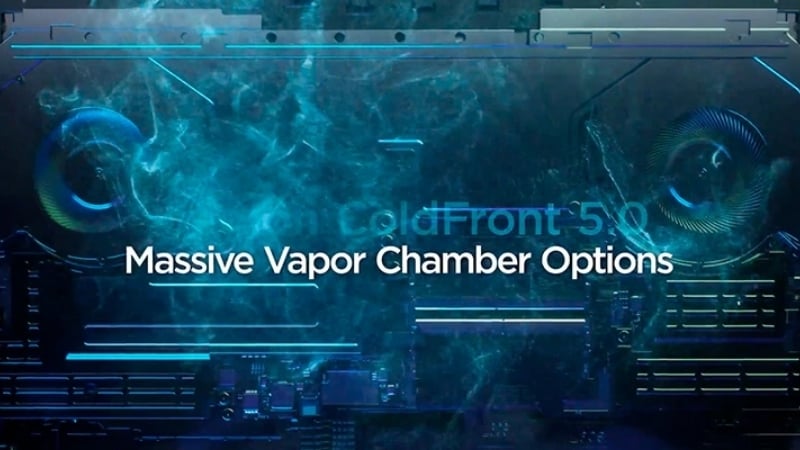 Laptop Lenovo Legion Pro 7 16IAX10H 83F500JGVN có tản nhiệt mát mẻ