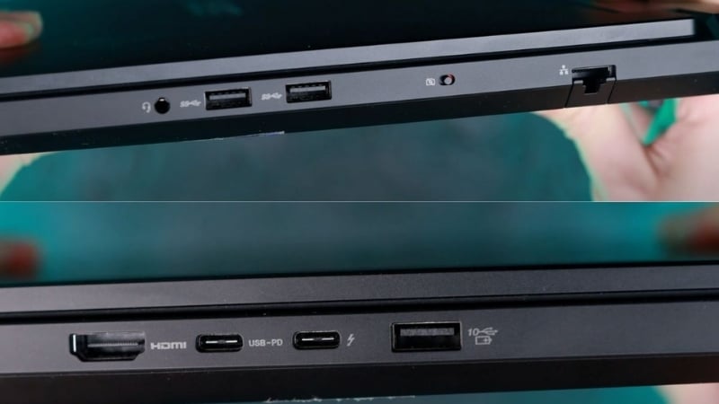 Laptop Lenovo Legion Pro 7 16IAX10H 83F500JGVN trang bị nhiều cổng kết nối