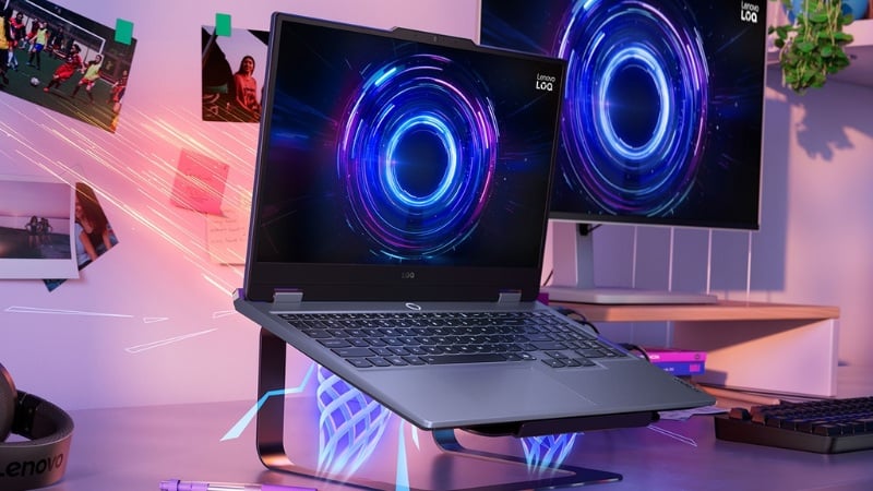 Laptop gaming Lenovo LOQ 15IRX10 83JE006PVN trong bị card đồ họa GTX 5050