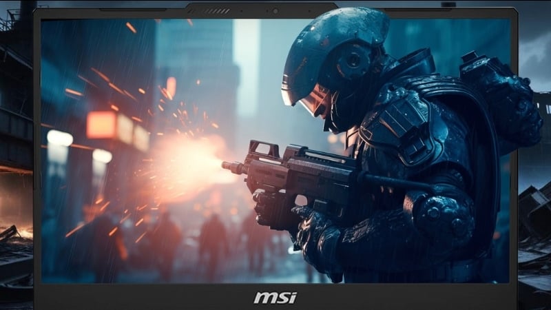 Laptop MSI Cyborg 15 A13VE 2410VN - Black Edition có màn hình 15.6