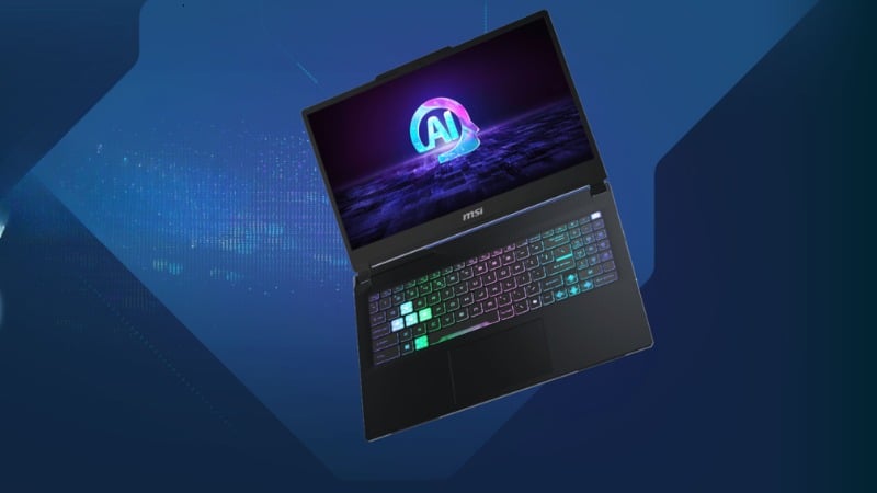 MSI Cyborg 15 AI A1VEK 245VN sở hữu NVIDIA GeForce RTX 4050 6GB GDDR6