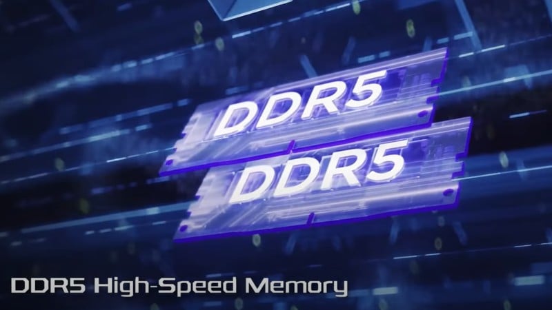 Laptop MSI Cyborg 15 được trang 16GB RAM DDR5