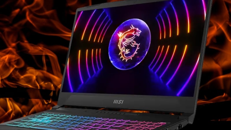 Laptop MSI Katana 15 B13UDXK 2410VN có cấu hình mạnh mẽ