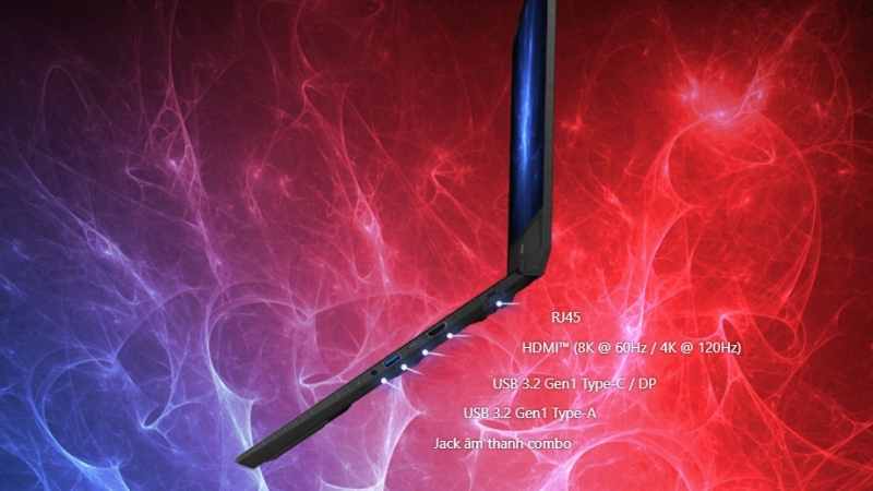 Laptop MSI Katana 15 B13VEK-2440VN có hệ thống kết nối đa dạng