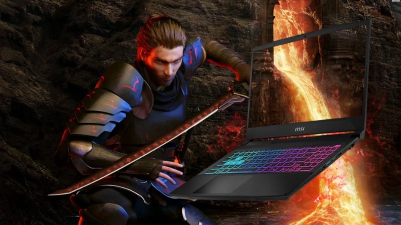 laptop MSI Katana 15 HX B14WEK 295VN cực kỳ mạnh mẽ với bộ vi xử lý Intel Core i9-14900HX