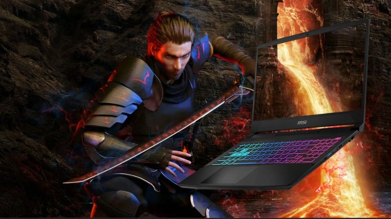 Laptop MSI Katana 15 HX B14WFK 294VN thực sự là một chiếc laptop gaming có hiệu năng mạnh mẽ