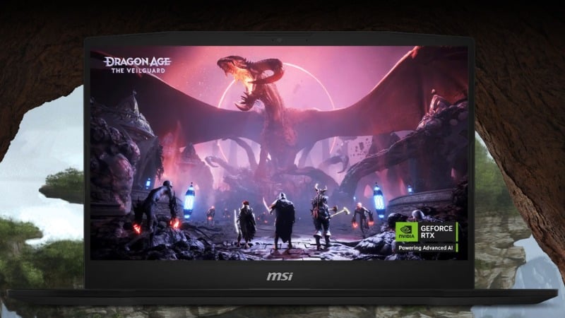 Trải nghiệm hình ảnh trên MSI Katana 15 HX được nâng tầm nhờ màn hình 15.6 inch với độ phân giải QHD (2560x1440)