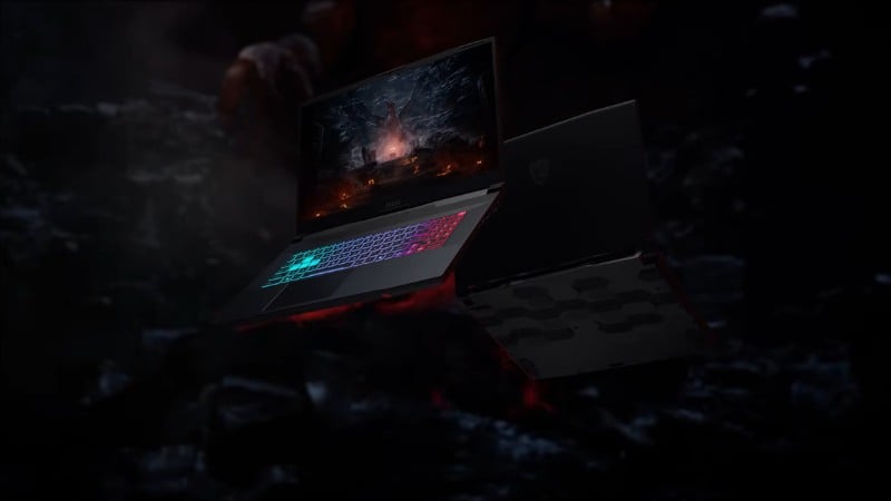 MSI Katana 15 HX B14WGK 022VN được trang bị màn hình với tần số quét 165Hz