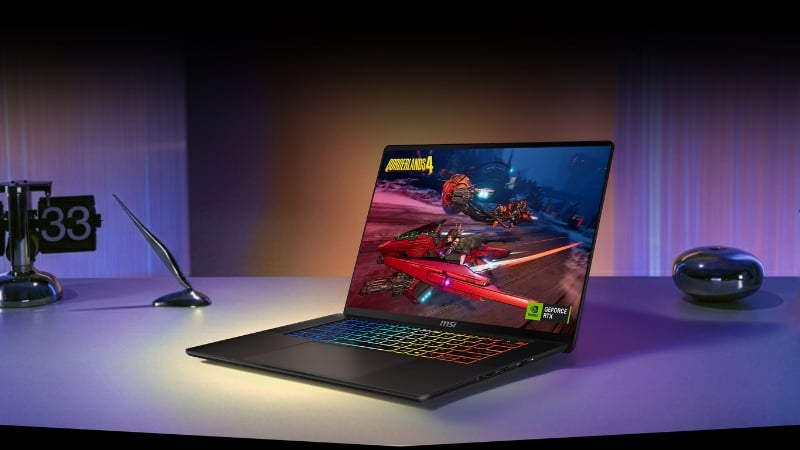 Laptop gaming MSI Stealth 16 AI+ B3WG-007VN sở hữu NVIDIA GeForce RTX 5060