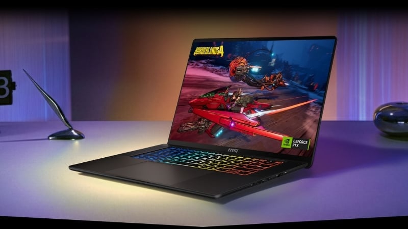 Laptop gaming MSI Stealth 16 AI+ B3WG-008VN cho trải nghiệm game cao cấp