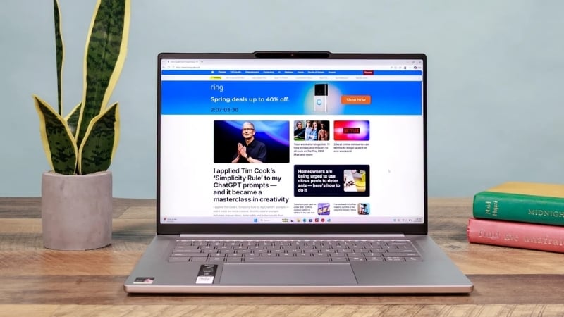 Laptop Lenovo IdeaPad Slim 5 14AGP11 83S1003GVN sở hữu hiệu năng của Ryzen AI 7 445