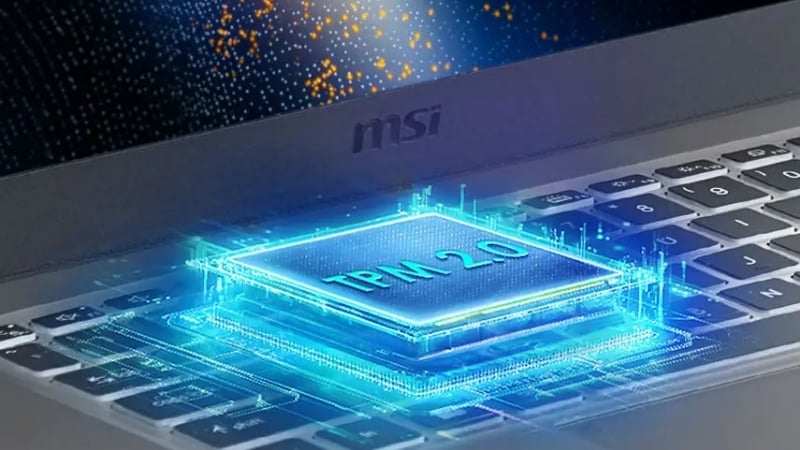 Laptop MSI Prestige 14 AI+ D3MG-022VN bảo mật toàn diện