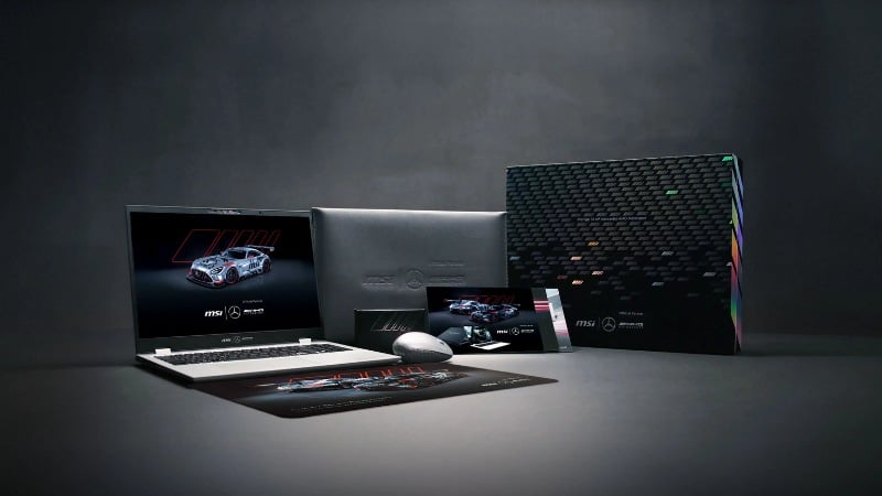 MSI Prestige 16 AI+ Mercedes AMG B2VMG được trang bị con chip Intel Core Ultra