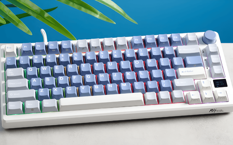 Layout 75% gần giống TKL nhưng các cụm phím được nén sát hơn