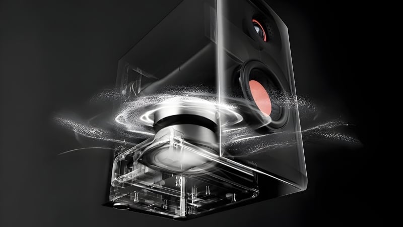 Loa máy tính Edifier MR5 Black có đáp tuyến tần số phẳng 46Hz - 40kHz