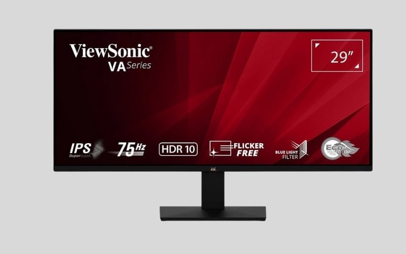 Màn hình 29 inch UltraWide với tỉ lệ 21:9 cung cấp một tầm nhìn mở rộng